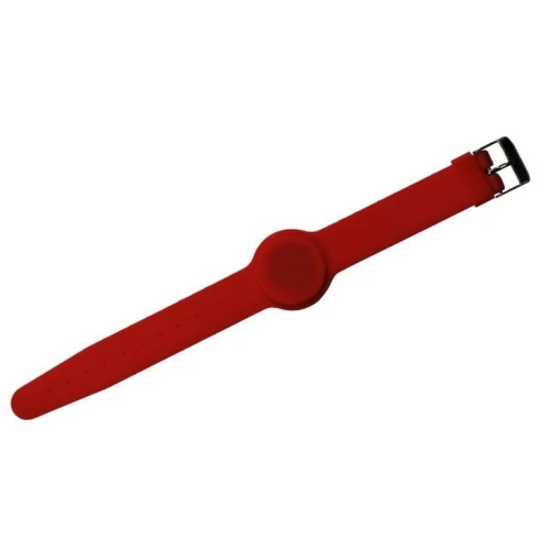 Силіконовий браслет WB-01RD RFID 125KHZ, червоний, фіксується