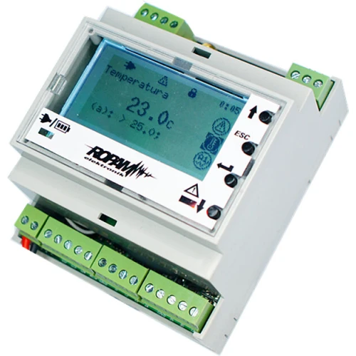 MultiGSM-LCD-HMI-D4M-2 в корпусі на DIN-рейку