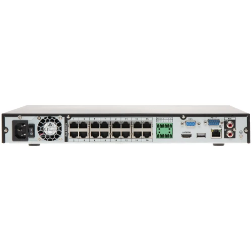DAHUA NVR4216-16P-4KS2/L IP-відеореєстратор 16 каналів + 16-портовий POE комутатор