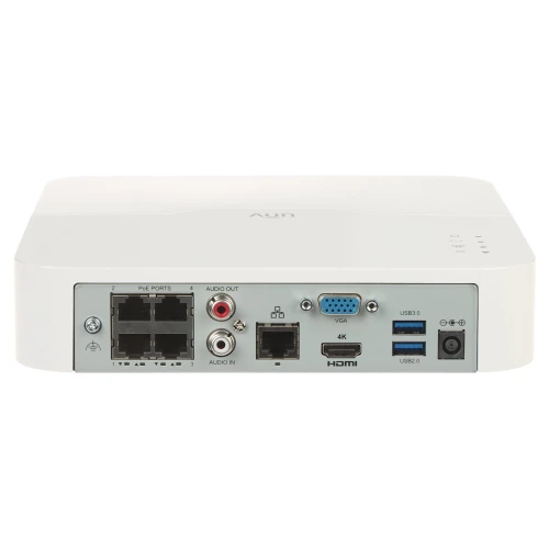 NVR301-04LX-P4 IP-реєстратор 4 канали, 4 PoE UNIVIEW