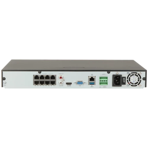 NVR302-08E2-P8-IQ 8 каналів, 8 PoE UNIVIEW IP-реєстратор