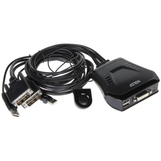 Перемикач DVI + USB CS-22D