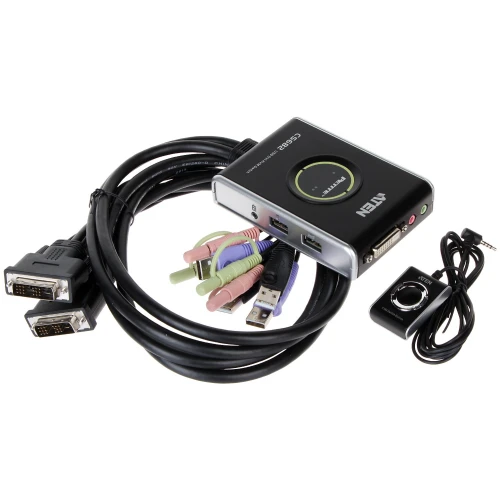 Перемикач DVI + USB CS-682