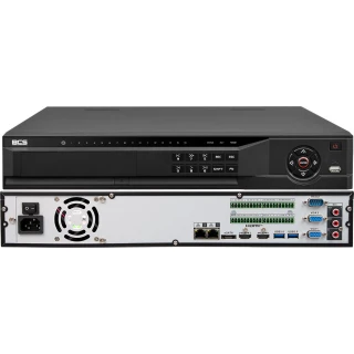 IP відеореєстратор на 64 канали BCS-L-NVR6408-A-4K з роздільною здатністю до 32Mpx
