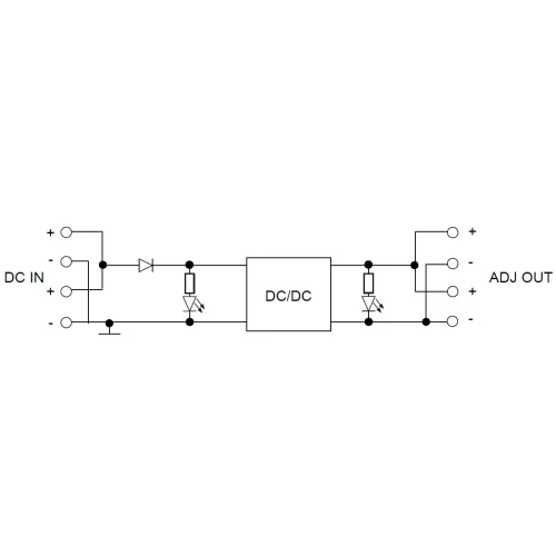 Модуль DC/DC перетворювача PZU-3509-W4