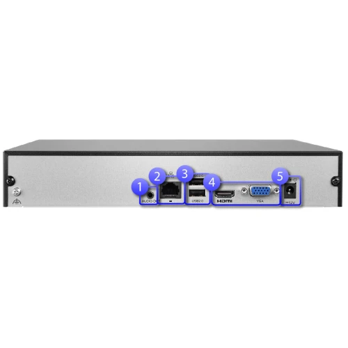 Мережевий відеореєстратор 4-х канальний BCS-B-NVR0401(2.0) до 8MPx
