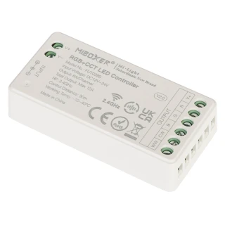 Світлодіодний контролер освітлення LED-RGBW-WC/RF 2.4 ГГц, RGBCCT (RGBWW) 12... 24V DC MiBOXER / Mi-Light