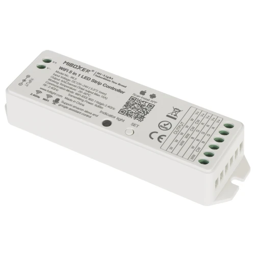 Світлодіодний контролер освітлення LED-RGBW-WC/WIFI Wi-Fi, 2.4 ГГц, RGBCCT (RGBWW) 12... 24V DC MiBOXER / Mi-Light