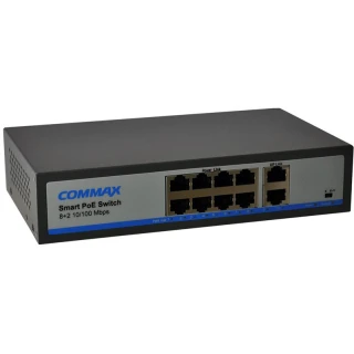 Комутатор 10-портовий CIOT-H8L2 COMMAX IP 8 POE 2 UPLINK