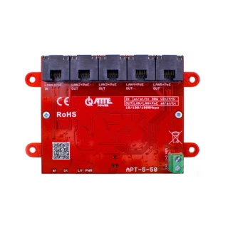 Switch PoE 5 portowy ATTE 10/100/1000Mbps extender APT-5-50