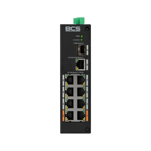 BBCS-L-SP0801G-1SFP(2) 9-портовий POE-комутатор