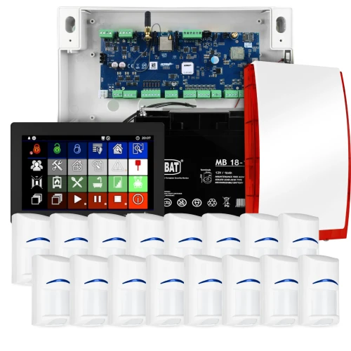 Система сигналізації Ropam NeoLTE-IP-64, 16x датчик BOSCH, TPR-7B, GSM, Wi-Fi