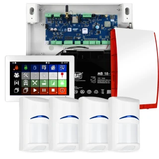 Система сигналізації Ropam NeoLTE-IP-64, 4x датчик BOSCH, TPR-7W, GSM, Wi-Fi