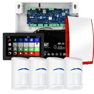 Система сигналізації Ropam NeoLTE-IP-64, 4x датчик BOSCH, TPR-7B, GSM, Wi-Fi