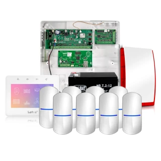 Система сигналізації Satel Integra 32, Білий, 8x датчик, Мобільний додаток, Повідомлення