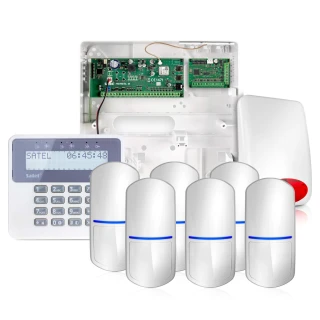 Система сигналізації Satel Perfecta 16, 6x Датчик, LCD, Мобільний додаток, Повідомлення