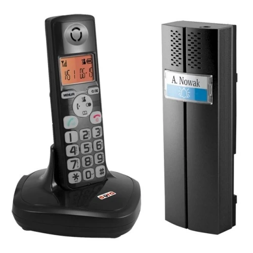Телекомунікаційний телефон EURA CL-3622B - бездротовий, односімейний, чорний