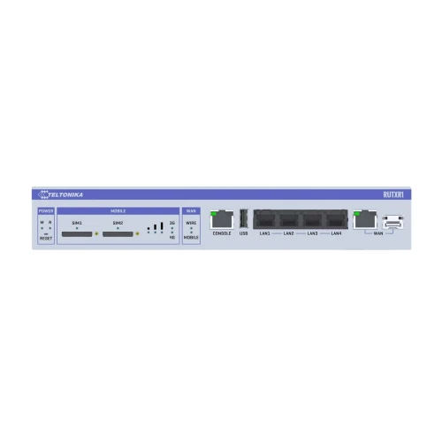 Teltonika RUTXR1 | LTE-маршрутизатор | LTE Cat6, WiFi Wave-2 Dual Band, Dual SIM, 1x SFP, 5x RJ45 1000Mb/s