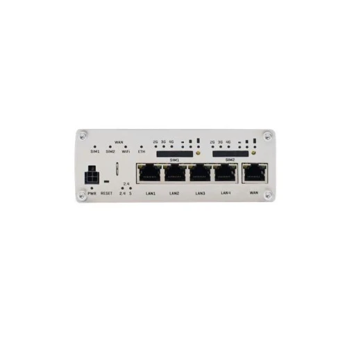 Teltonika RUTX12 | Професійний промисловий 4G LTE маршрутизатор | Cat 6, Dual Sim, 1x Gigabit WAN, 3x Gigabit LAN, WiFi 802.11 AC