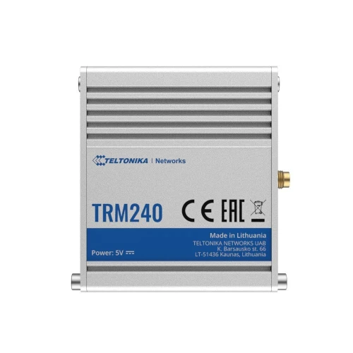 Teltonika TRM240 | Промисловий модем | 4G/LTE (Cat 1), 3G, 2G, mini SIM, IP30