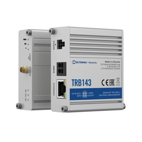 Teltonika TRB143 | Шлюз, шлюз IoT | LTE Cat 4, 3G, 2G, M-Bus, дистанційне керування