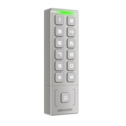 Terminal kontroli dostępu Hikvision DS-K1T809MX, zamek szyfrowy, czytnik kart RFID, sygnalizacja LED