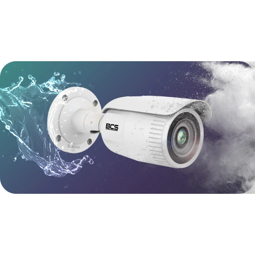 Купольна IP-камера BCS-V-TIP44VSR5, мотозум, 1/3" 4 Mpx PS CMOS, нічне освітлення STARLIGHT