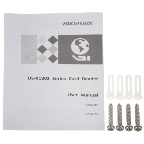 Безконтактний зчитувач DS-K1802M Hikvision