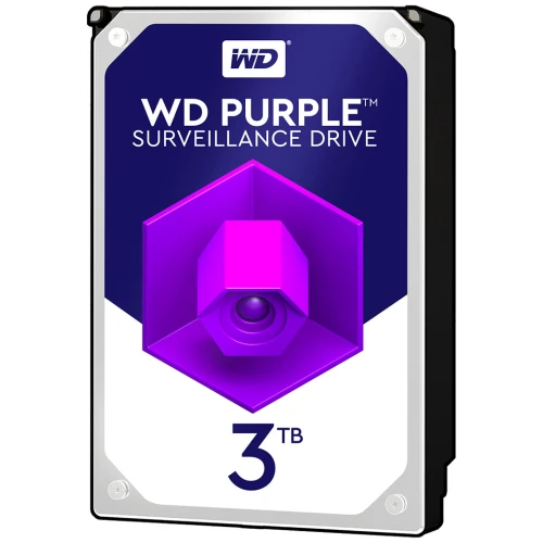 Жорсткий диск для відеоспостереження WD Purple на 3 ТБ