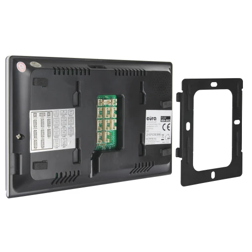 Монітор EURA VDA-08C5 - чорний, сенсорний, LCD 7'', FHD, WiFi, пам'ять зображень, SD 128GB