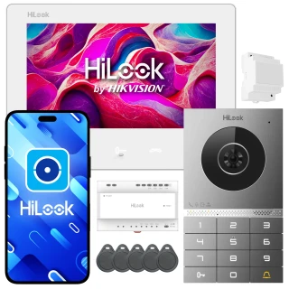 Відеодомофон HD-VIS-02-K, 2-жильний, IP, WiFi, додаток HiLook від Hikvision