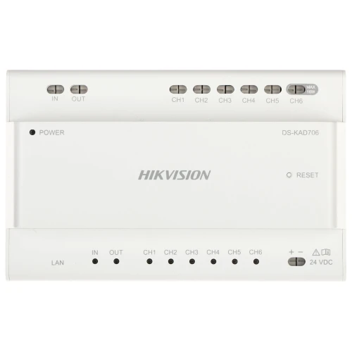 Перемикач DS-KAD706 для 2-провідних відеодомофонних систем HIKVISION