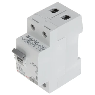 Автоматичний вимикач захисного відключення LE-402024 однофазний, тип змінного струму 30a 25a