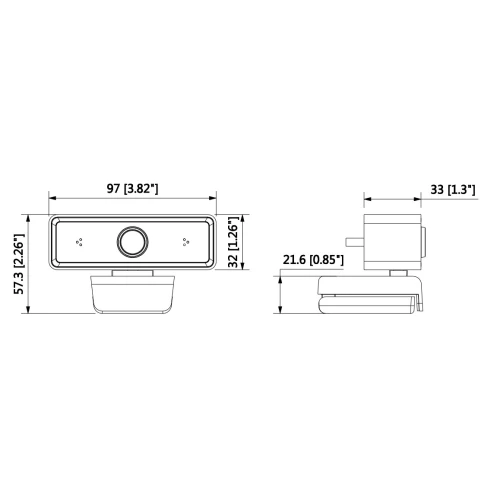 USB веб-камера HAC-UZ3-A-0360B-ENG Full HD DAHUA