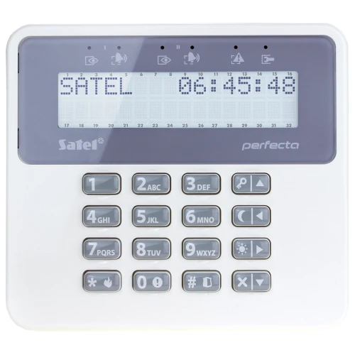 Система сигналізації Satel Perfecta 16, 6x Датчик, LCD, Сигналізатор SP-4001 R, аксесуари