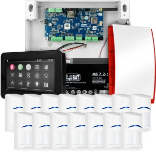 Комплект сигналізації Ropam NeoGSM-IP 15 датчиків Bosch Сенсорна клавіатура TPR-4BS Wifi GSM 