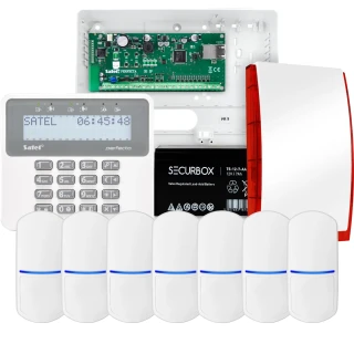 Комплект сигналізації SATEL PERFECTA 32 IP, 7x датчик, сирена, клавіатура