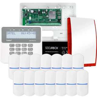 Комплект сигналізації SATEL PERFECTA 32 LTE, 14x датчик PET, сирена, маніпулятор
