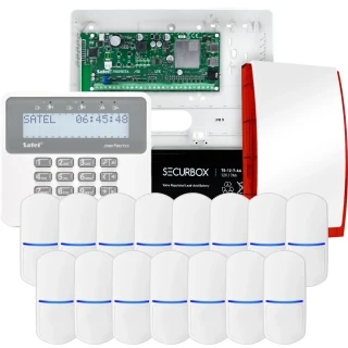 Комплект сигналізації SATEL PERFECTA 32 LTE, 15x датчик PET, сирена, маніпулятор