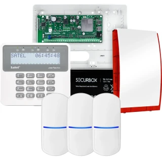Комплект сигналізації SATEL PERFECTA 32 LTE, 3x датчик, сирена, маніпулятор