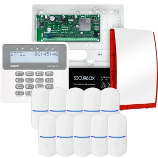 Комплект сигналізації SATEL PERFECTA 32-WRL LTE, 10x датчик PET, сирена, маніпулятор