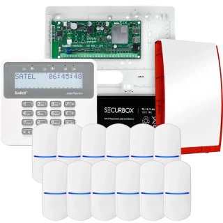 Комплект сигналізації SATEL PERFECTA 32-WRL LTE, 12x датчик, сирена, маніпулятор