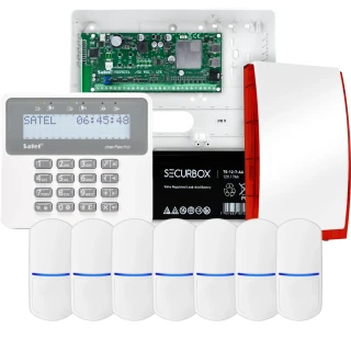 Комплект сигналізації SATEL PERFECTA 32-WRL LTE, 7x датчик PET, сирена, маніпулятор