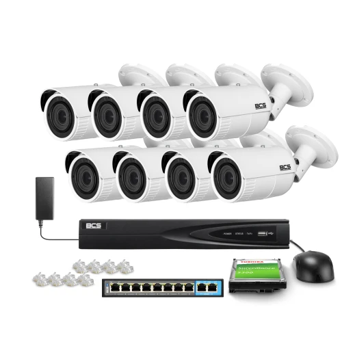Пропонуємо моніторингову 8x камеру 5 Мпx BCS-V-TIP45VSR5 ІЧ 50м, Motozoom, Starlight