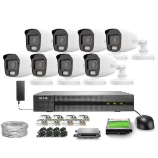 Набір для моніторингу 8x TVICAM-B2M-20DL FullHD Dual-Light 20m HiLook від Hikvision