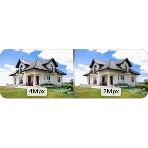 Набір двох IP-камер DS-2CD1341G0-I/PL 4 Mpx, реєстратор NVR-4CH-POE Hikvision