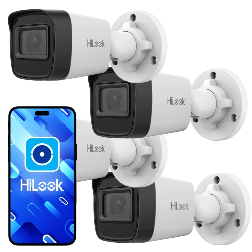 Комплект трубчастих IP-камер HiLook від Hikvision 4x IPCAM-B4-P 2K+