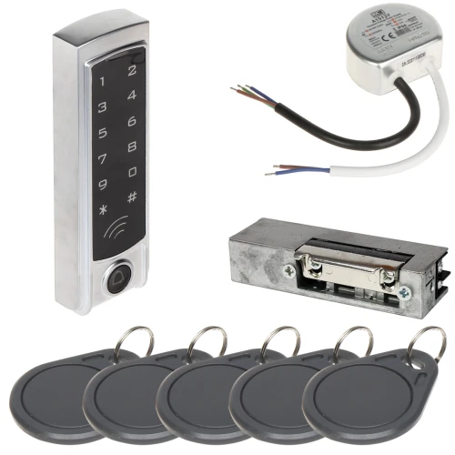Набір контролю доступу ATLO-KRM-823, блок живлення, електромагнітний замок, картки доступу