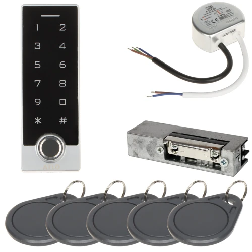 Набір контролю доступу ATLO-KRMFW-855-TUYA, блок живлення, електрозамок, картки доступу