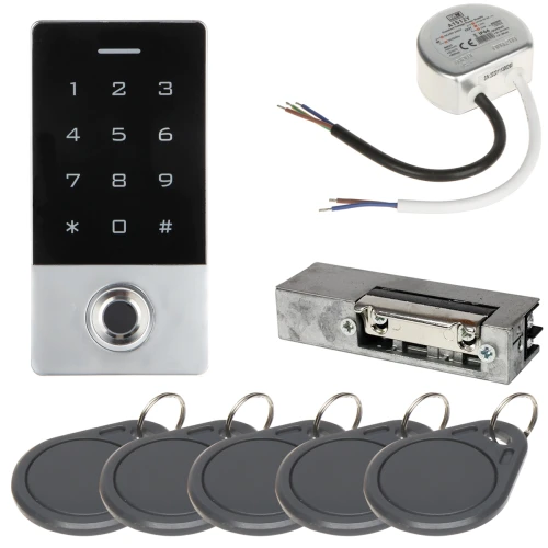 Набір контролю доступу ATLO-KRMF-555, блок живлення, електромеханічний замок, картки доступу